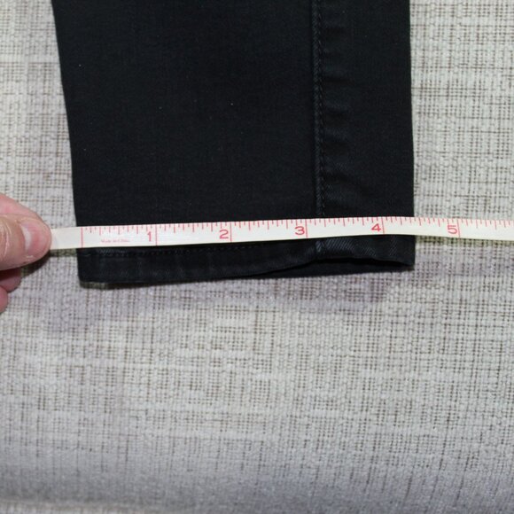 7 for All Mankind b(air) the ankle skinny Black Jeans - Picture 6 of 6